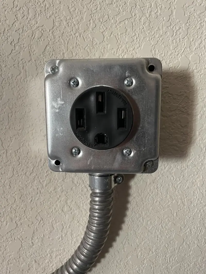 NEMA 14-50 outlet installed for Smart Home Electrical in New Freedom